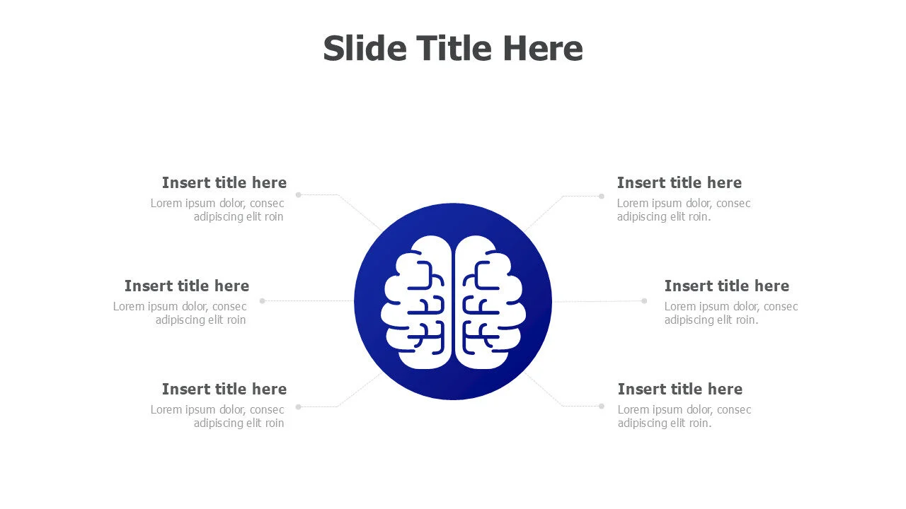 6 points around brain