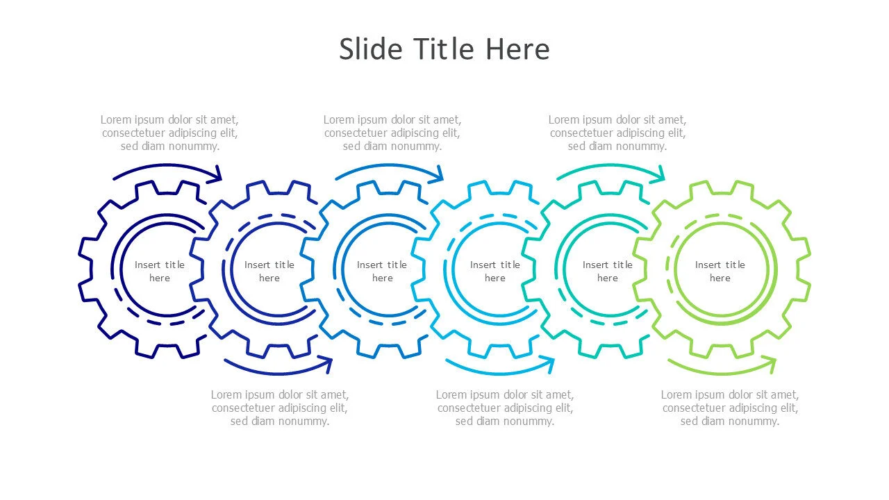 6 points consecutive gears 57