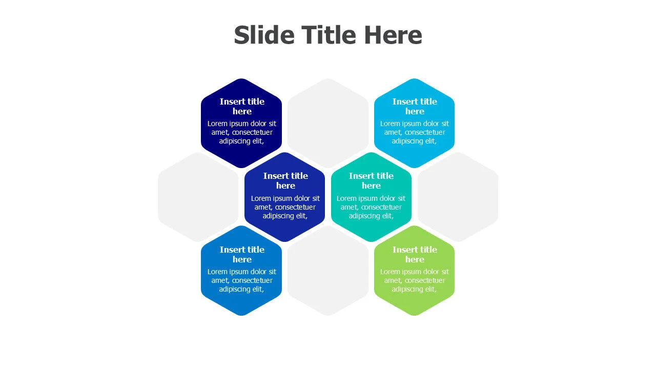 6 points hexagons 16