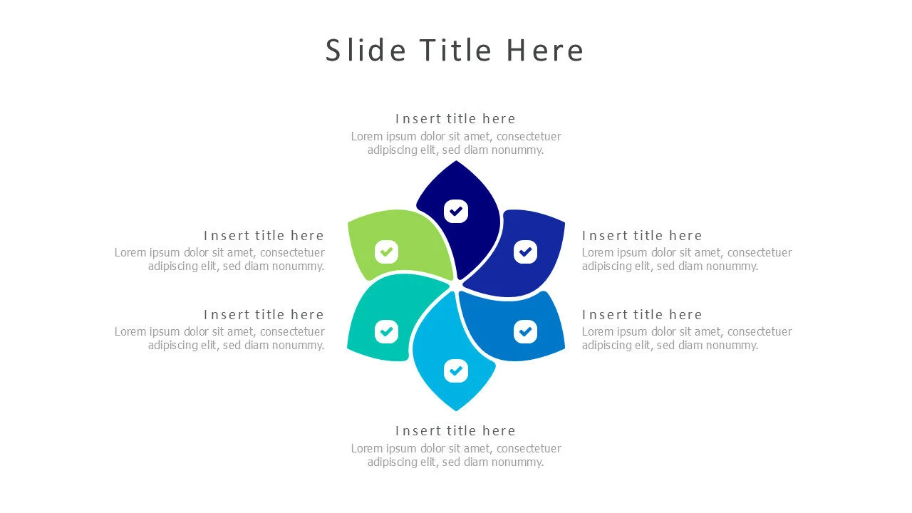 6 points round flower 49