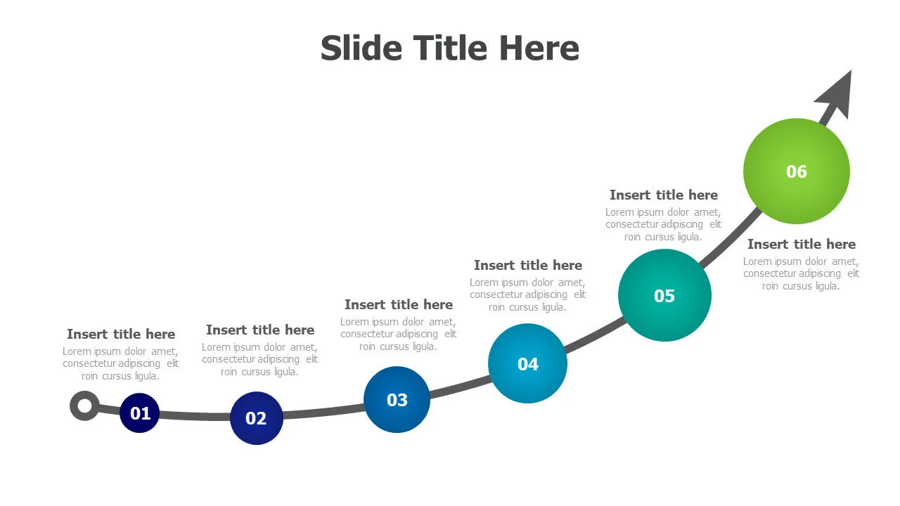 6 steps growth arrow v2.0
