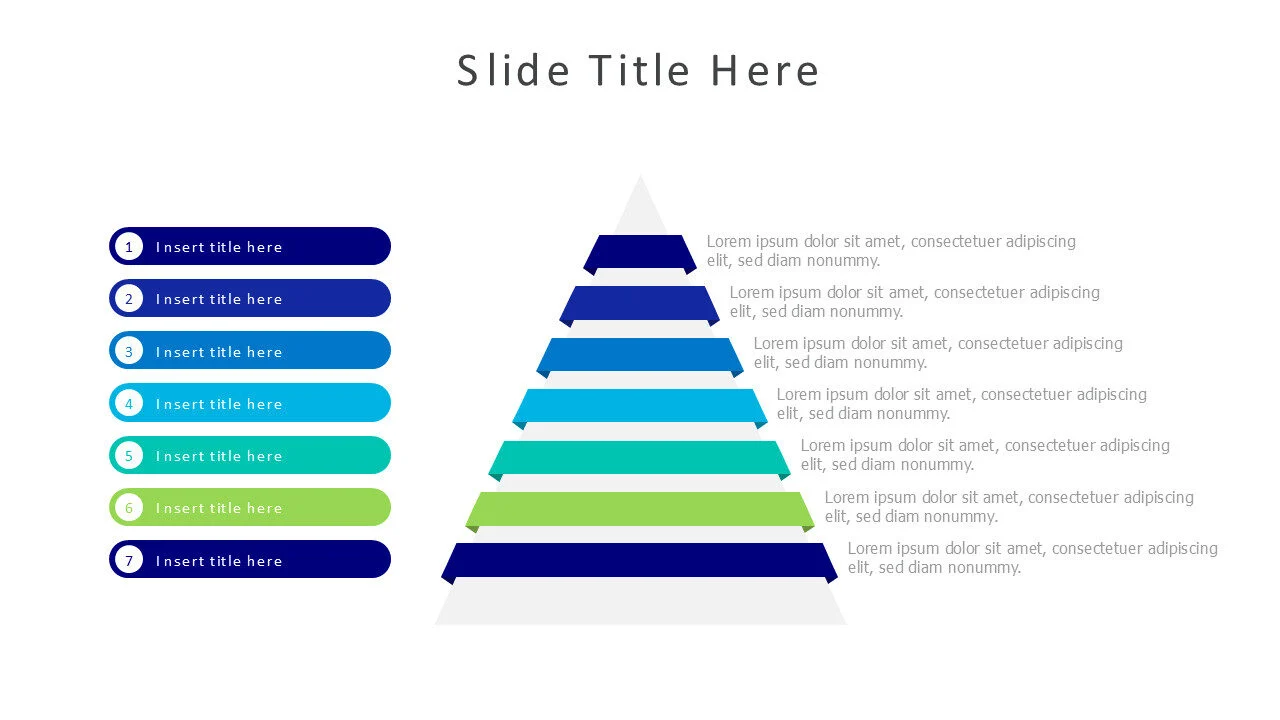 7 levels pyramid 109