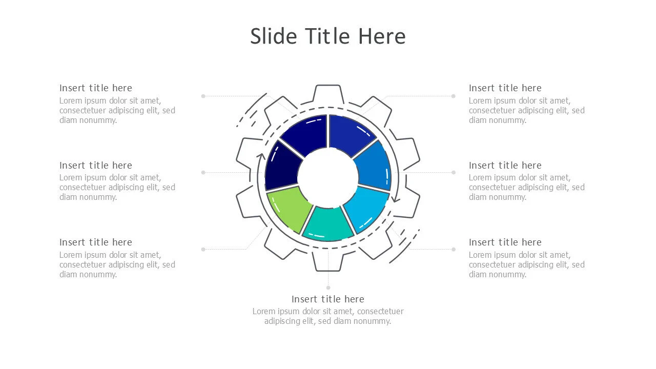 7 points around gear 52