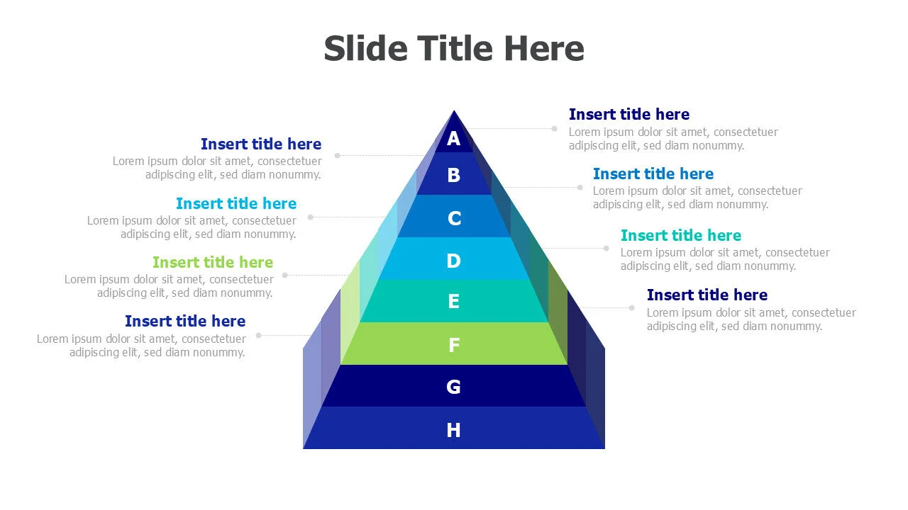 8 levels 3D pyramid 53