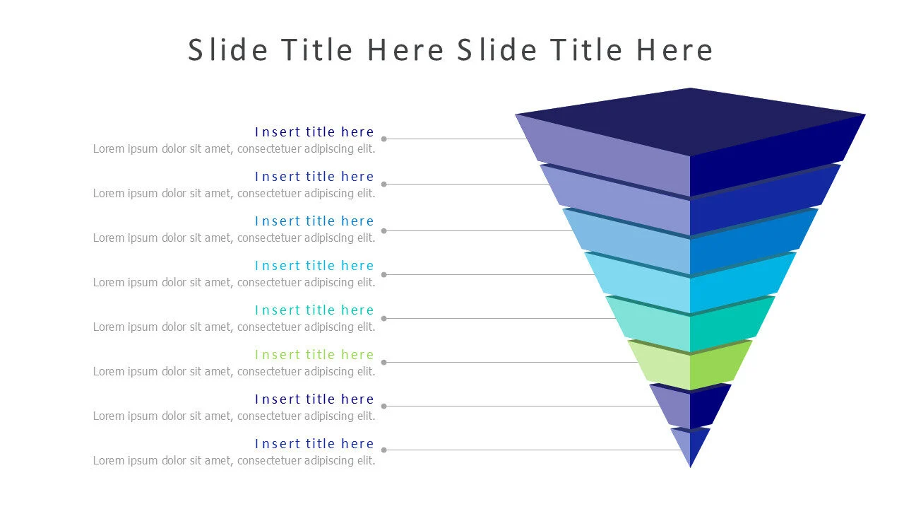 8 levels 3d funnel 107