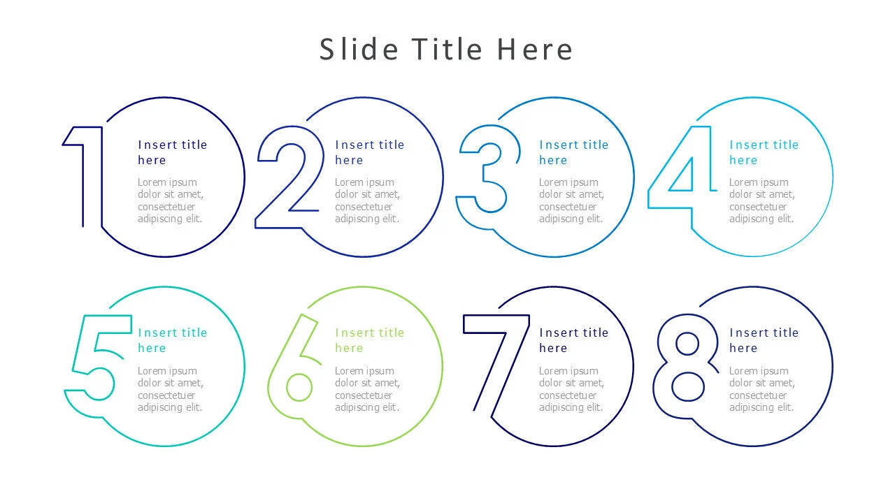 8 points numbering 13