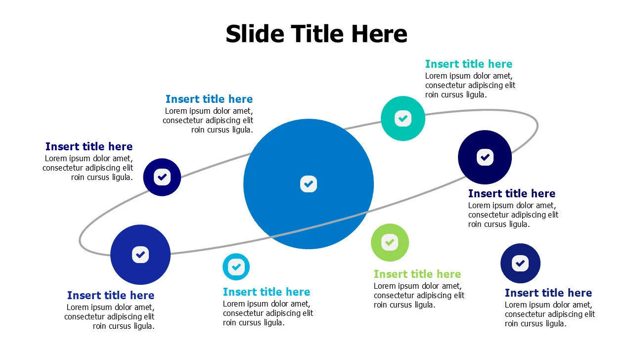8 points orbit infographic