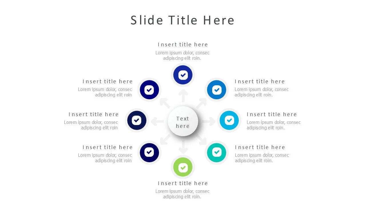 8 points round with arrows 27