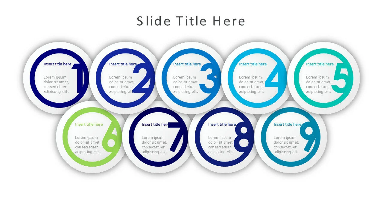 9 points numbering 22