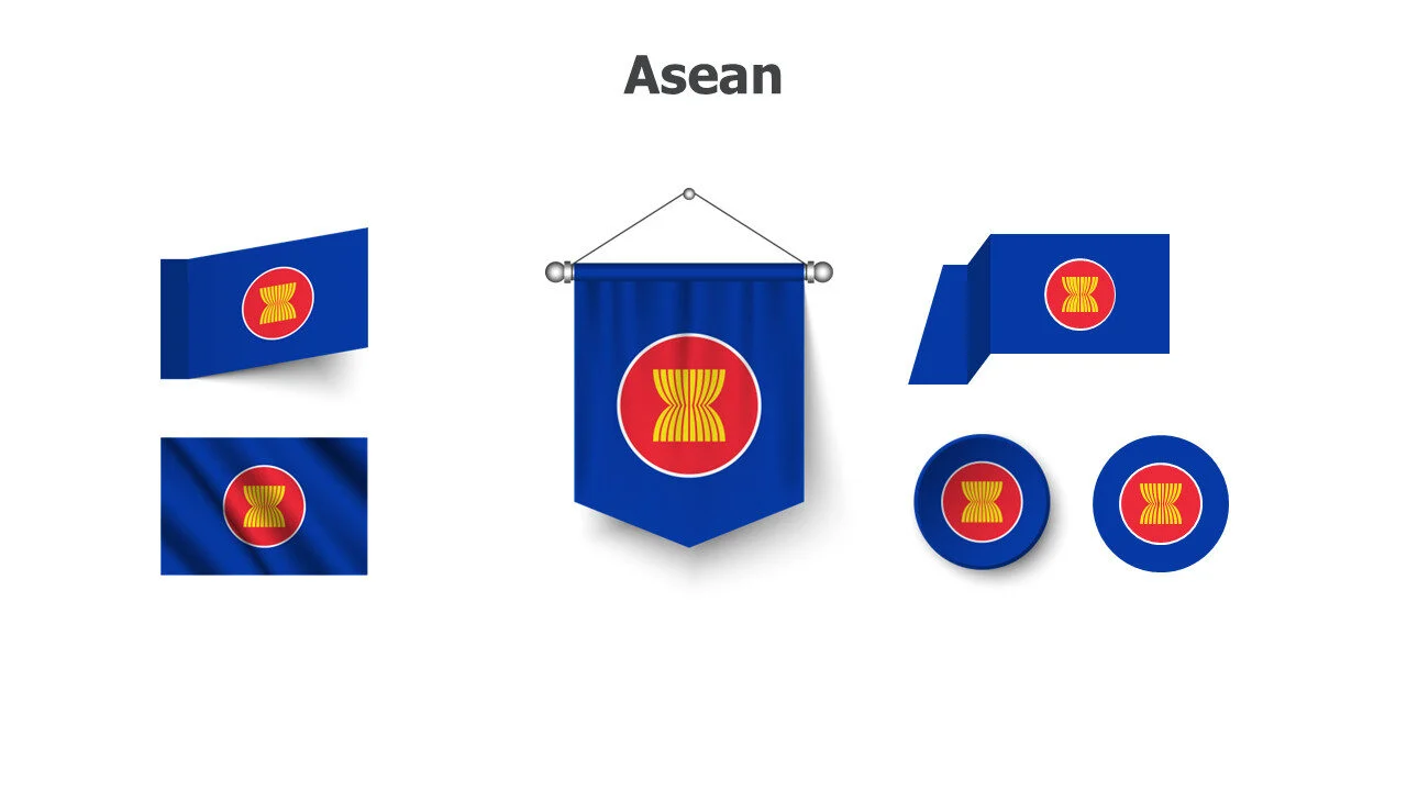 Asean flags