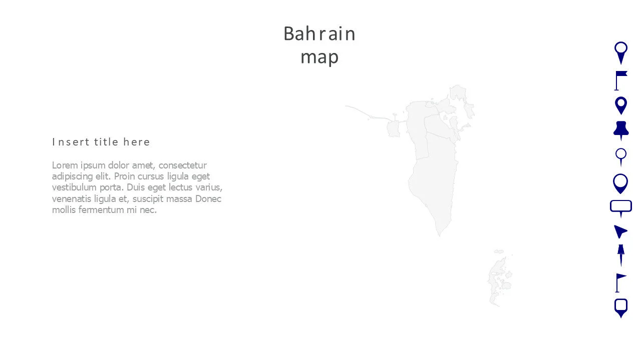 Bahrain map 150