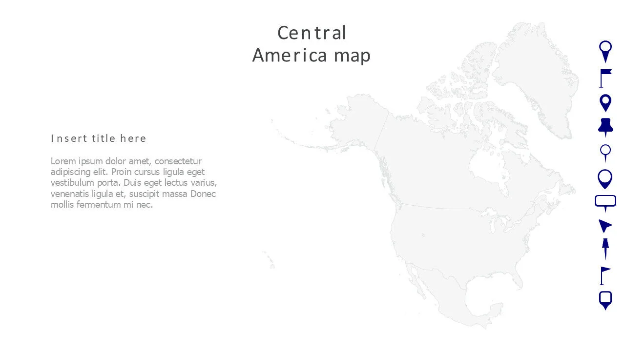 Central America map 86