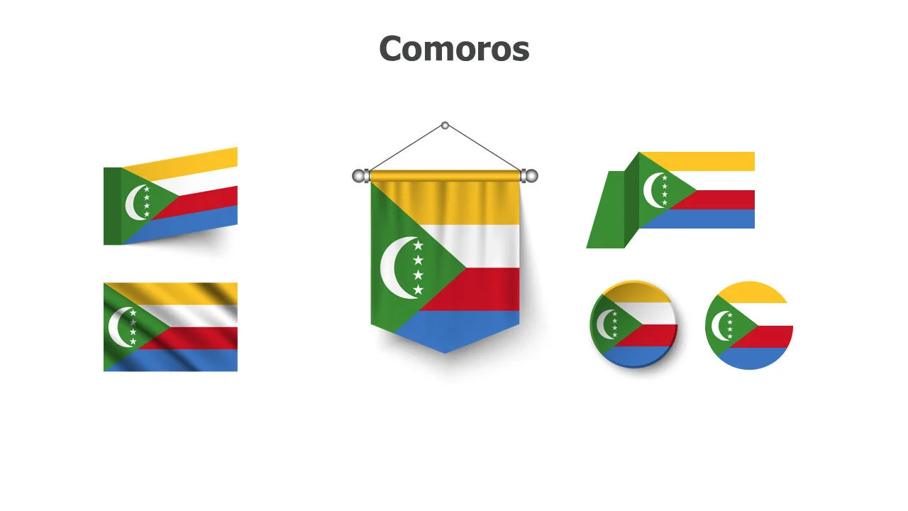 Comoros flags