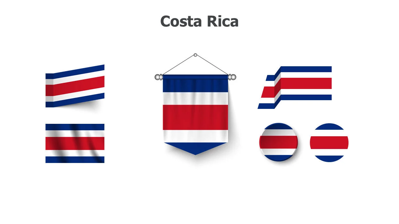 Costa Rica flags