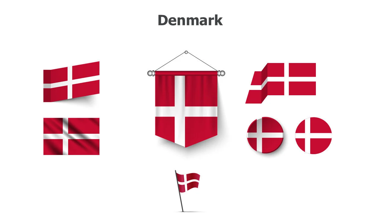 Denmark flags