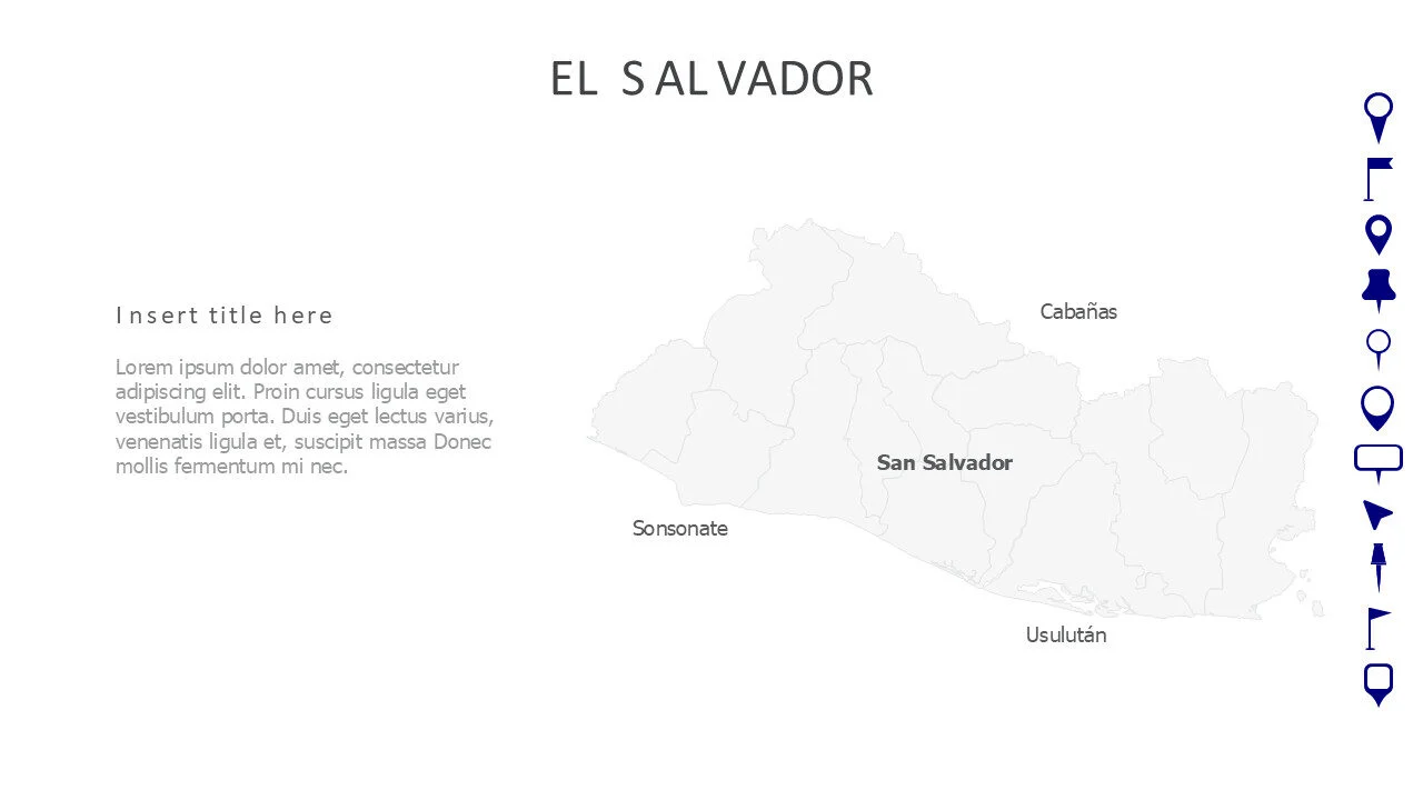 EL SALVADOR map