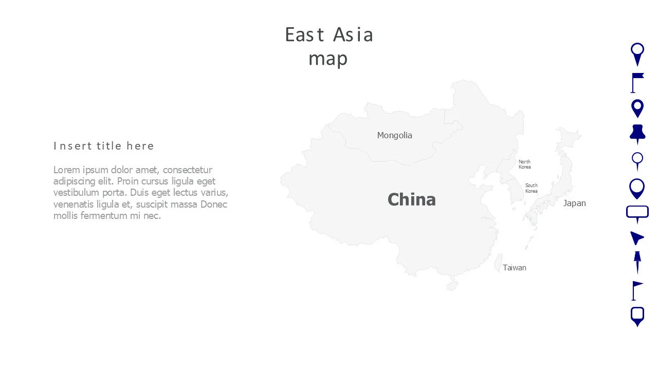 East Asia map