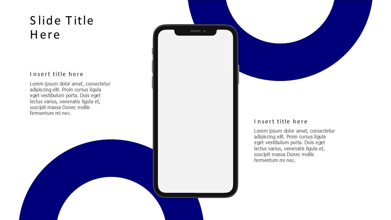Editable mobile mockup