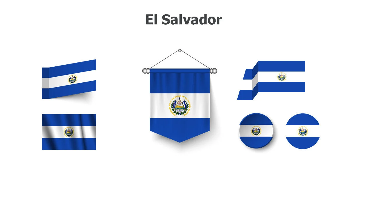 El Salvador flags