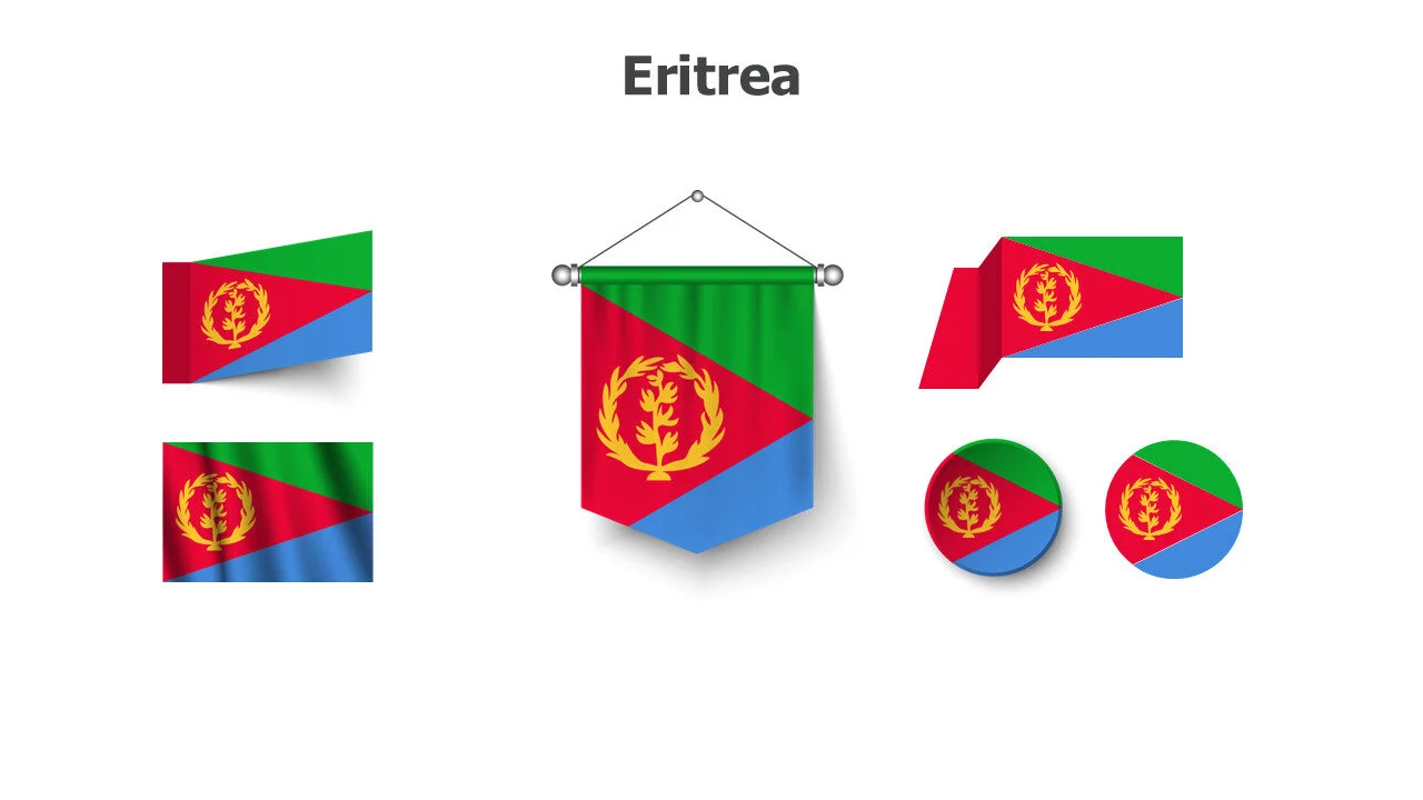 Eritrea flags