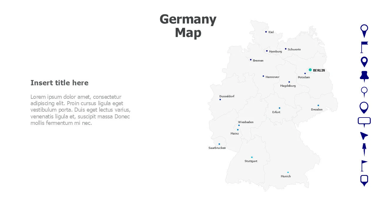 Germany Map with names 22