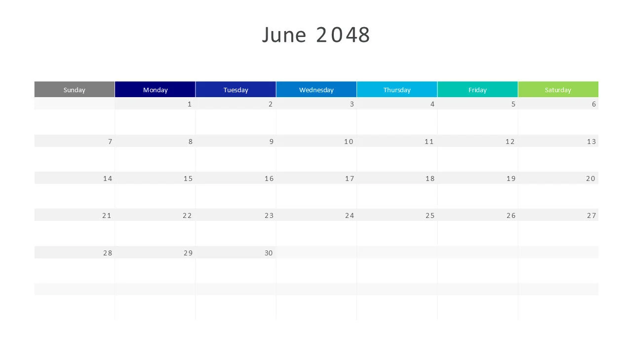 June 2048 calendar