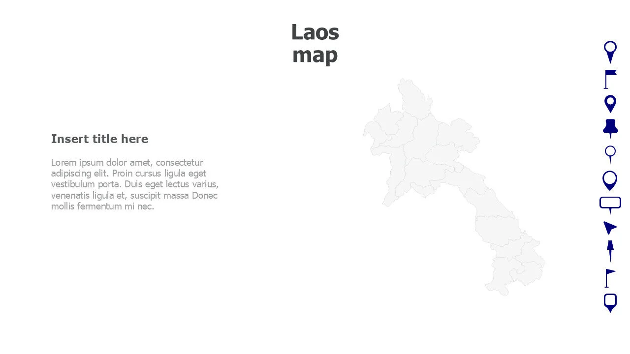 Laos map 164