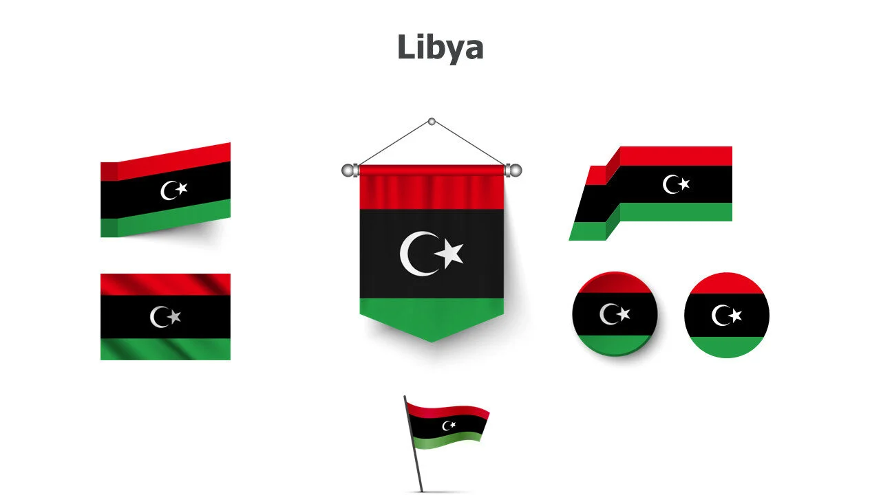 Libya flags