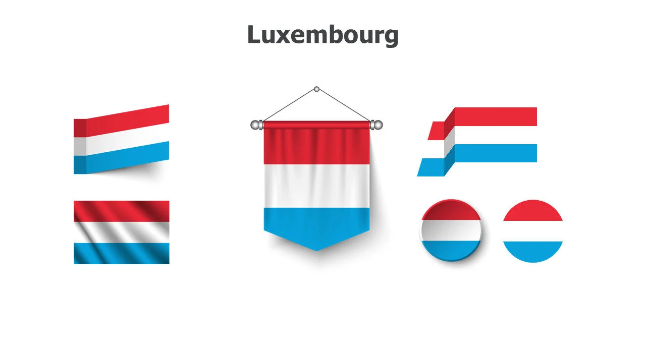 Luxembourg flags