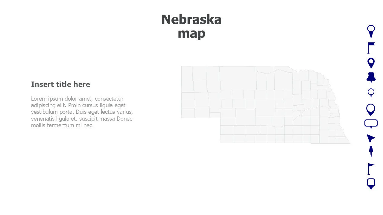 Nebraska map 268