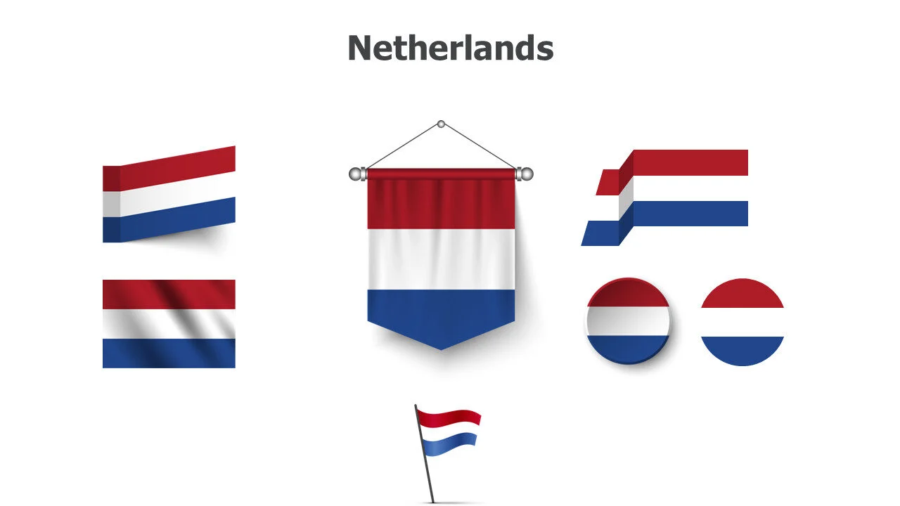 Netherlands flags