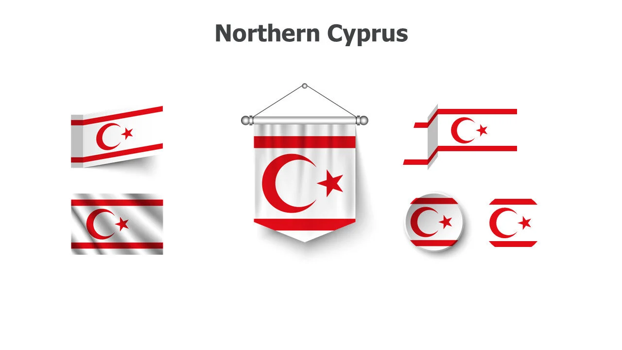 Northern Cyprus flags