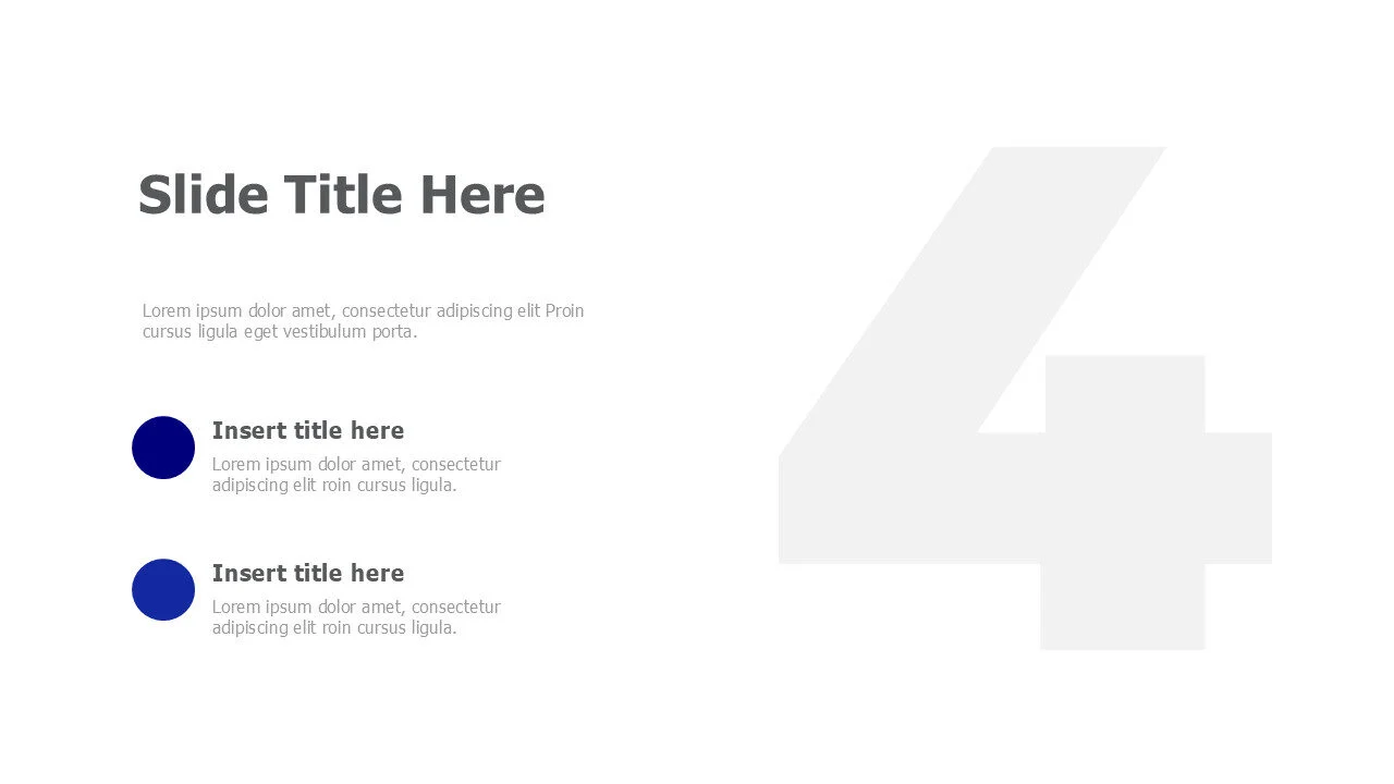 Number 4 image placeholder