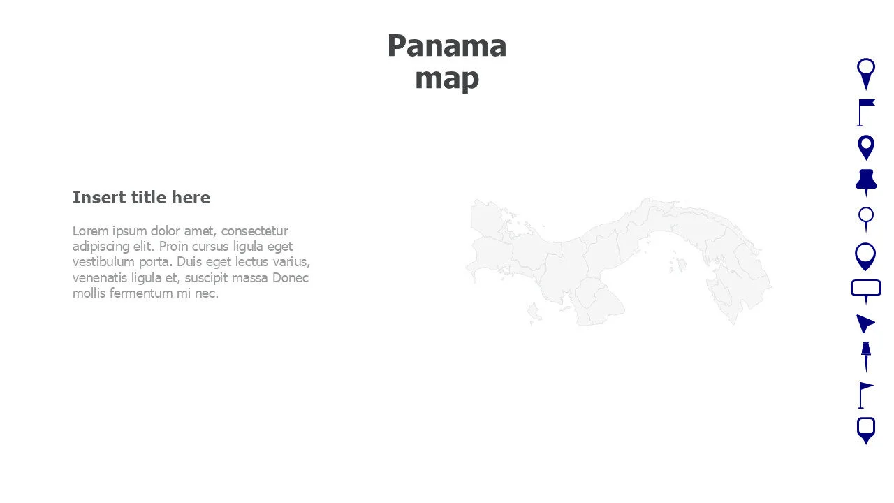 Panama map 100