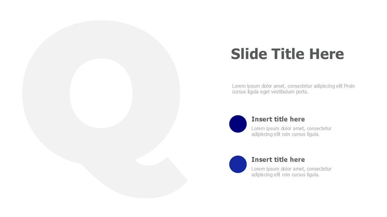 Q Letter image placeholder