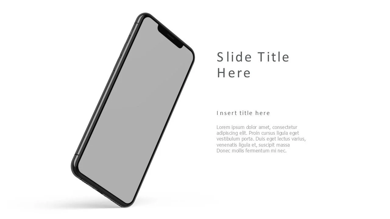 Right 3D Iphone mockup