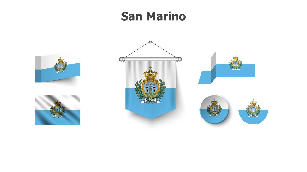 San Marino flags