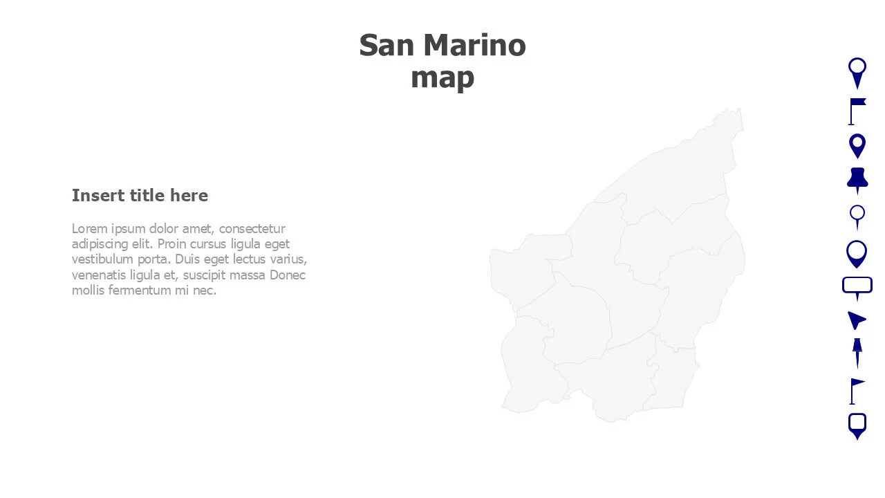 San Marino map 145