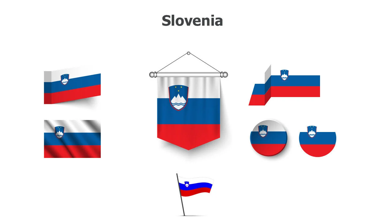 Slovenia flags