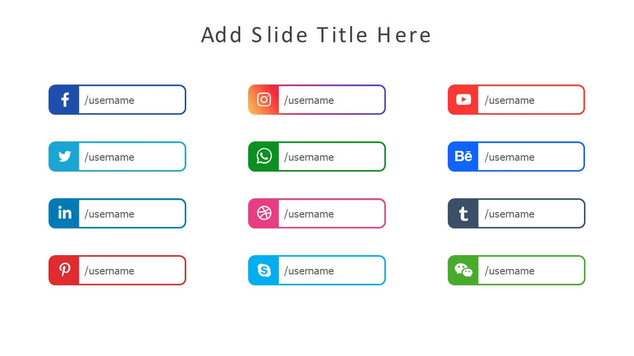 Social media icons 12