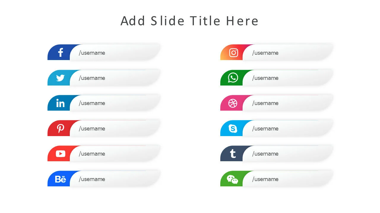 Social media icons 3