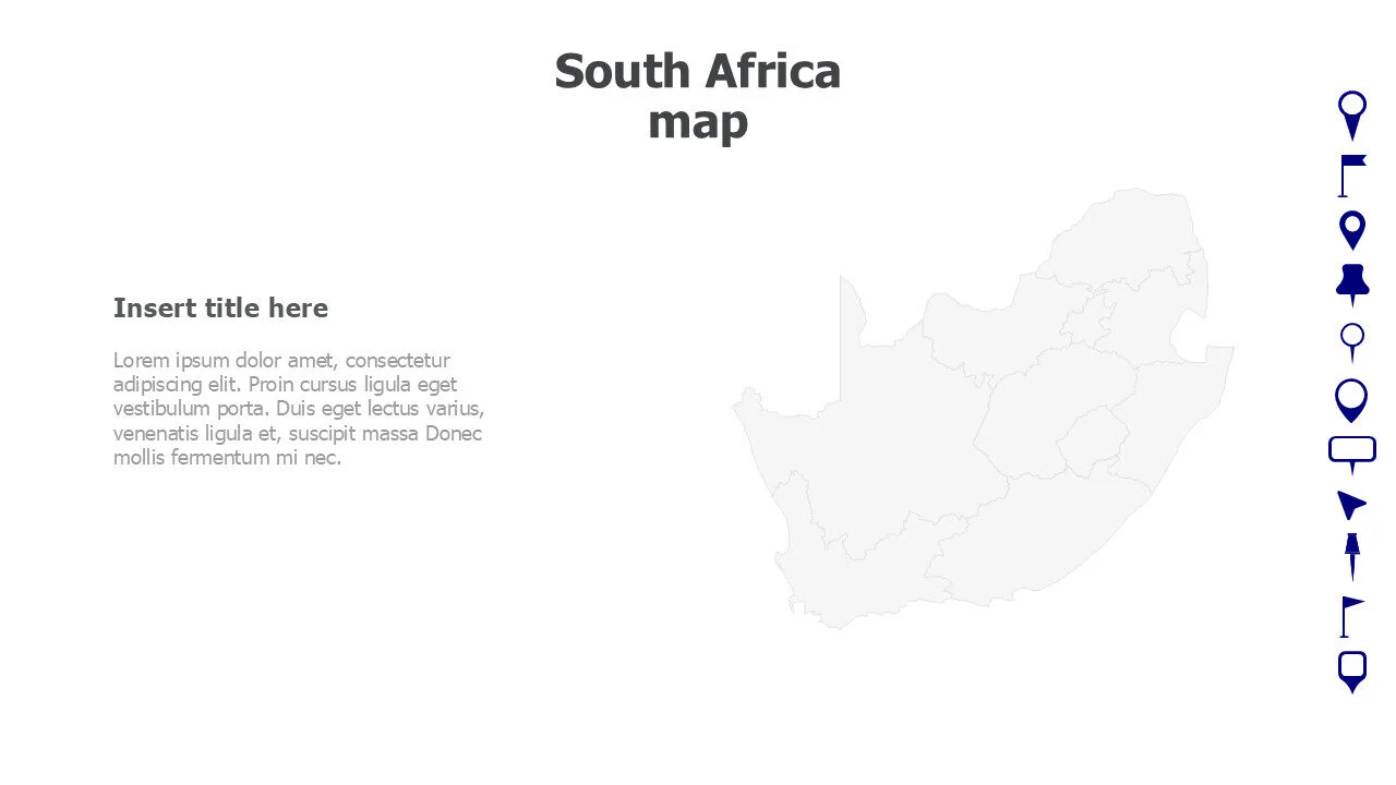 South Africa map