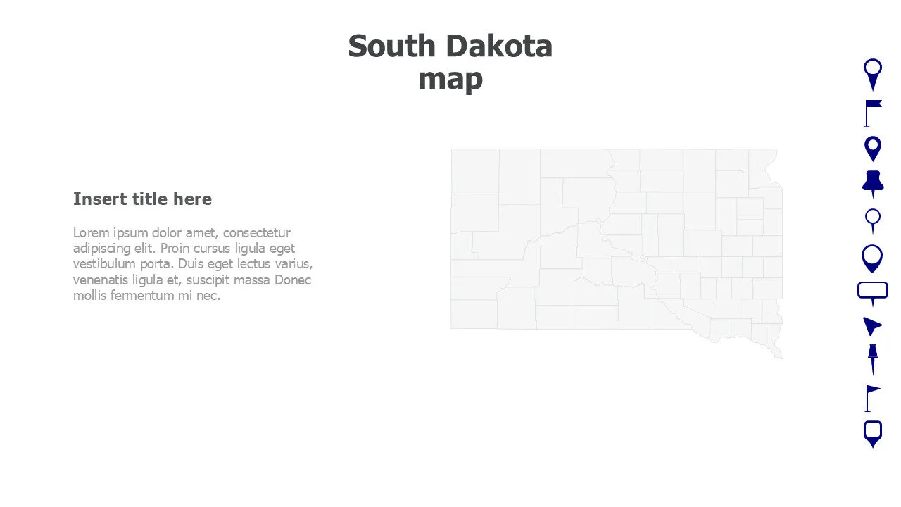South Dakota map 282