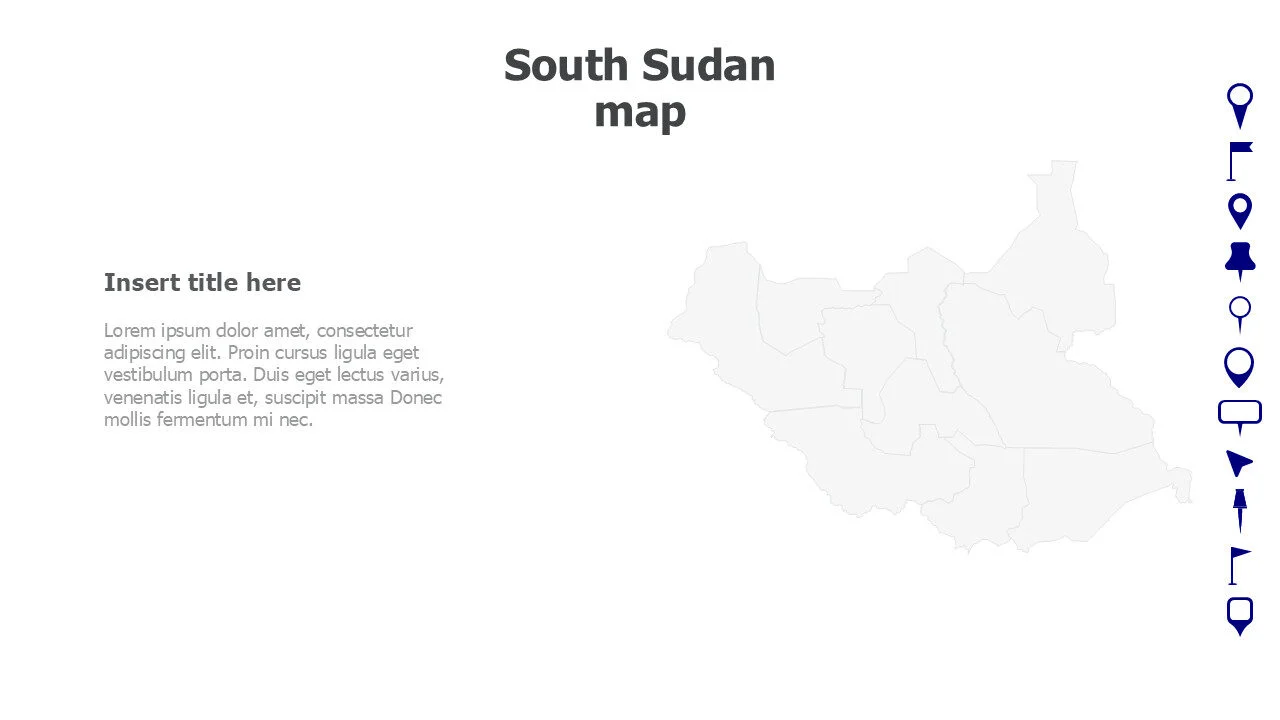 South Sudan map 234