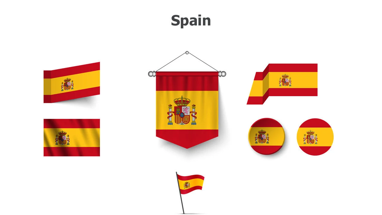 Spain flags