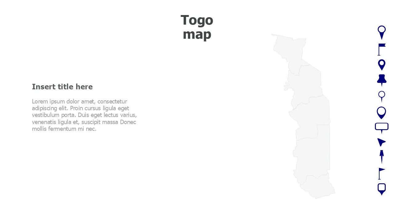 Togo map 236
