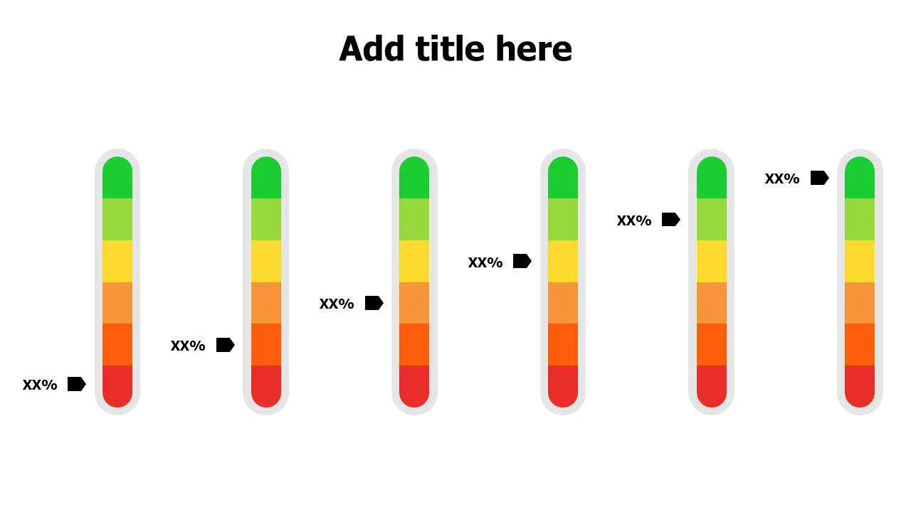 Vertical slides with indicator