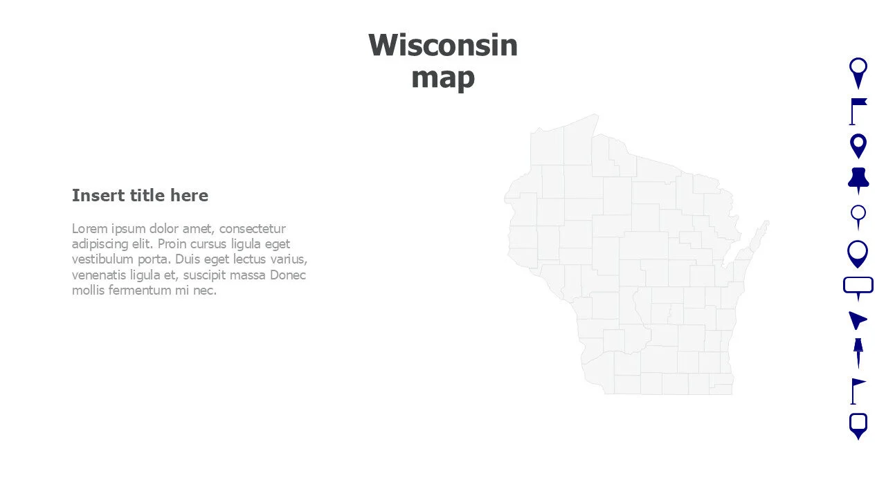 Wisconsin map 290