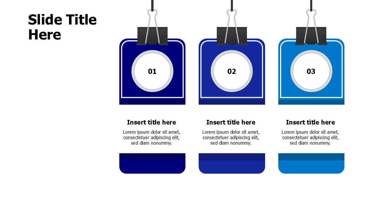 three clipboard infographic
