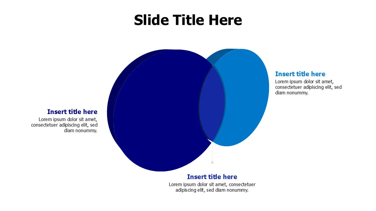 two intersecting circles